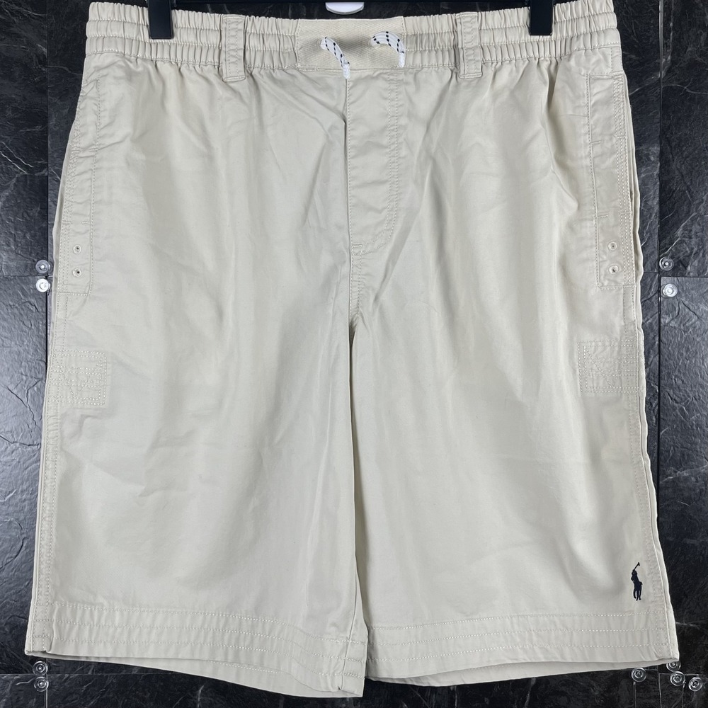 Polo Ralph Lauren Boy's Beige Chino Shorts XL (14) -New